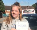  Tara with Driving test pass certificate